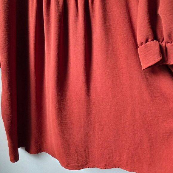 EUC LIKE NEW BEESON RIVER RUST ANIMAL PRINT MIX LONGSLEEVES SHORT DRESS 2XL PLUS - Picture 7 of 14